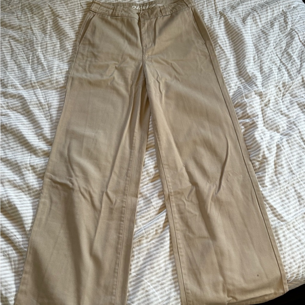Dickies Women's Tan Boot Cut Pants